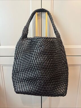 Woven Black Women’s Tote Bag